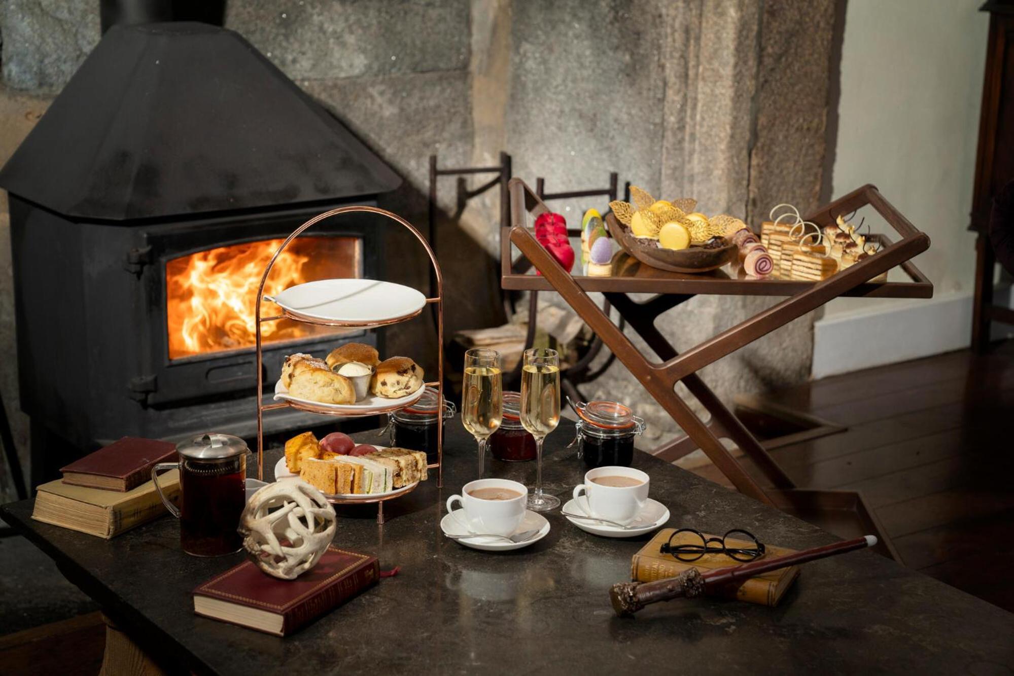 Boringdon Hall Hotel And Spa Плаймаут Экстерьер фото Afternoon tea at the Old parsonage